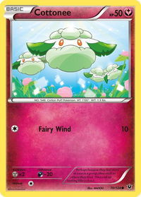 Cottonee - XY - Fates Collide (FCO) #70/124 - Common Pokémon Trading Card