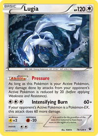 Lugia - XY - Fates Collide (FCO) #78/124 - Rare Pokémon Trading Card
