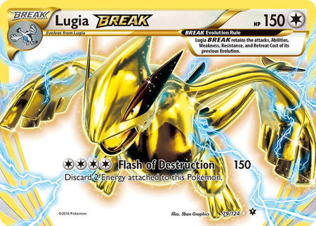 Lugia BREAK - XY - Fates Collide Pokémon trading card