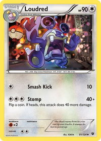Loudred - XY - Fates Collide (FCO) #81/124 - Uncommon Pokémon Trading Card