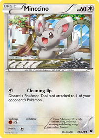 Minccino (86) - XY - Fates Collide (FCO) #86/124 - Common Pokémon Trading Card
