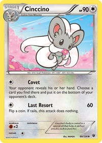 Cinccino (88) - XY - Fates Collide (FCO) #88/124 - Uncommon Pokémon Trading Card