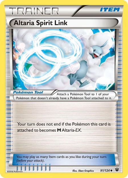 Altaria Spirit Link - XY - Fates Collide Pokémon trading card