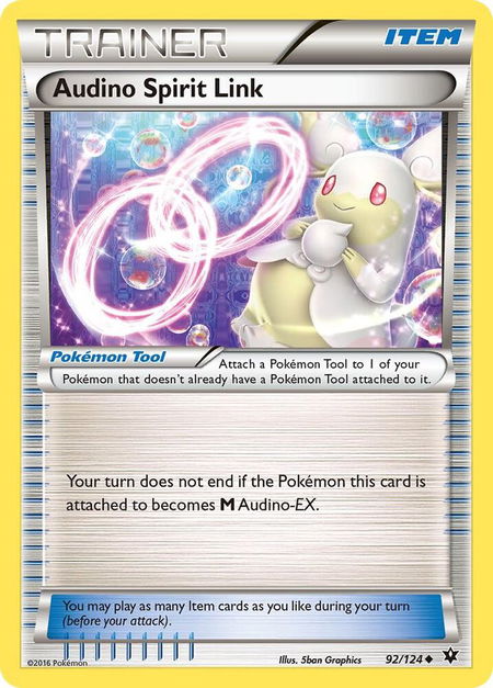 Audino Spirit Link - XY - Fates Collide Pokémon trading card