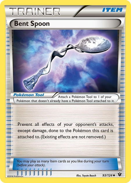 Bent Spoon - XY - Fates Collide Pokémon trading card