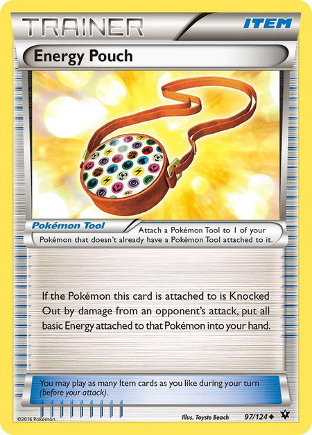 Energy Pouch - XY - Fates Collide Pokémon trading card