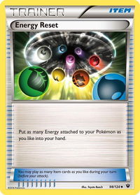 Energy Reset - XY - Fates Collide (FCO) #98/124 - Uncommon Pokémon Trading Card