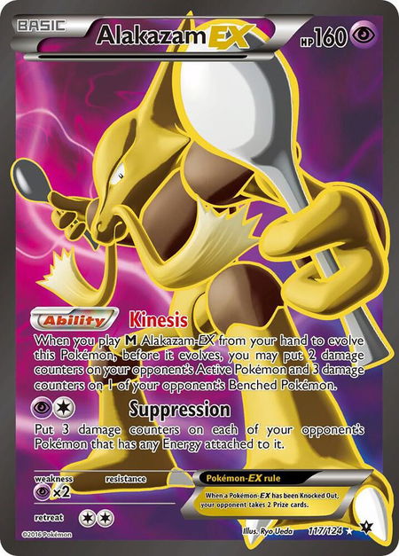 Alakazam EX (Full Art) - XY - Fates Collide Pokémon trading card