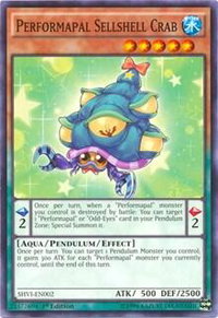 Performapal Sellshell Crab - Shining Victories (SHVI) #SHVI-EN002 - Common / Short Print YuGiOh Trading Card