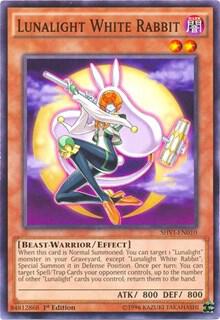 Lunalight White Rabbit - Shining Victories YuGiOh trading card
