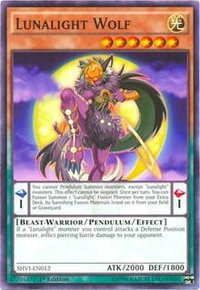 Lunalight Wolf - Shining Victories (SHVI) #SHVI-EN012 - Common / Short Print YuGiOh Trading Card