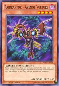 Raidraptor - Avenge Vulture - Shining Victories (SHVI) #SHVI-EN014 - Common / Short Print YuGiOh Trading Card