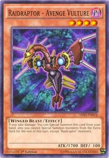 Raidraptor - Avenge Vulture - Shining Victories YuGiOh trading card