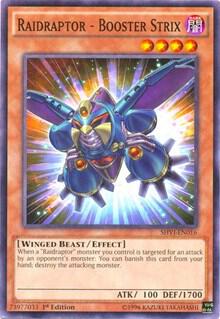 Raidraptor - Booster Strix trading card from Shining Victories Raidraptor - Booster Strix - Shining Victories YuGiOh trading card
