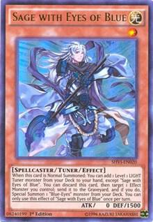 Sage with Eyes of Blue - Shining Victories YuGiOh trading card