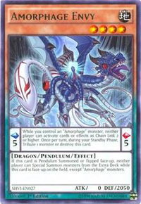 Amorphage Envy - Shining Victories (SHVI) #SHVI-EN027 - Rare YuGiOh Trading Card