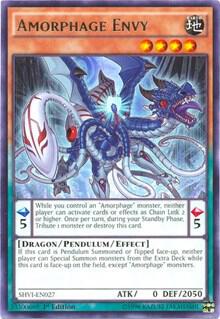 Amorphage Envy - Shining Victories YuGiOh trading card