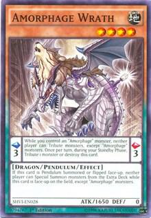 Amorphage Wrath - Shining Victories YuGiOh trading card