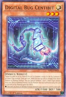 Digital Bug Centibit trading card from Shining Victories Digital Bug Centibit - Shining Victories YuGiOh trading card