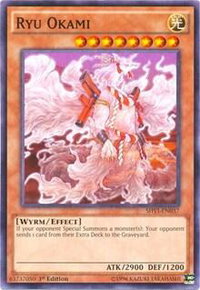 Ryu Okami - Shining Victories (SHVI) #SHVI-EN037 - Common / Short Print YuGiOh Trading Card