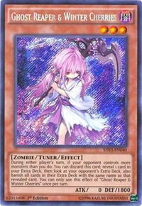 Ghost Reaper & Winter Cherries - Shining Victories (SHVI) #SHVI-EN040 - Secret Rare YuGiOh Trading Card