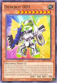 Deskbot 009 - Shining Victories YuGiOh trading card