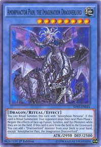 Amorphactor Pain, the Imagination Dracoverlord - Shining Victories (SHVI) #SHVI-EN044 - Super Rare YuGiOh Trading Card