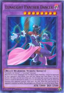 Lunalight Panther Dancer - Shining Victories YuGiOh trading card