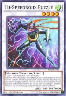Hi-Speedroid Puzzle - Shining Victories YuGiOh trading card