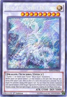 Blue-Eyes Spirit Dragon - Shining Victories YuGiOh trading card