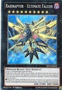 Raidraptor - Ultimate Falcon - Shining Victories (SHVI) #SHVI-EN053 - Super Rare YuGiOh Trading Card
