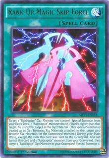 Rank-Up-Magic Skip Force - Shining Victories YuGiOh trading card