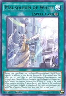 Mausoleum of White - Shining Victories YuGiOh trading card