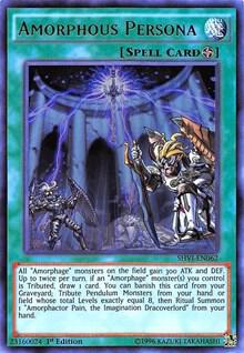 Amorphous Persona - Shining Victories YuGiOh trading card