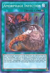 Amorphage Infection - Shining Victories (SHVI) #SHVI-EN063 - Super Rare YuGiOh Trading Card