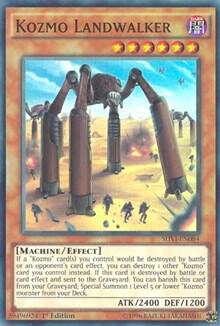Kozmo Landwalker trading card from Shining Victories Kozmo Landwalker - Shining Victories YuGiOh trading card