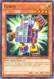 Cuben trading card from Shining Victories Cuben - Shining Victories YuGiOh trading card