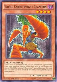 World Carrotweight Champion - Shining Victories (SHVI) #SHVI-EN091 - Common / Short Print YuGiOh Trading Card