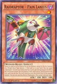 Raidraptor - Pain Lanius - Shining Victories (SHVI) #SHVI-EN015 - Common / Short Print YuGiOh Trading Card