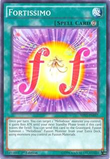 Fortissimo - Shining Victories YuGiOh trading card