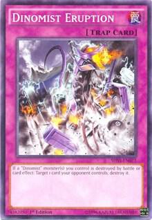 Dinomist Eruption - Shining Victories YuGiOh trading card
