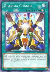 Geargia Change - Shining Victories (SHVI) #SHVI-EN095 - Common / Short Print YuGiOh Trading Card