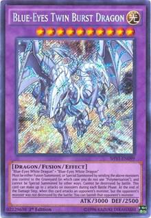 Blue-Eyes Twin Burst Dragon - Shining Victories YuGiOh trading card