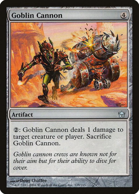 Goblin Cannon - Fifth Dawn Magic: The Gathering trading card
