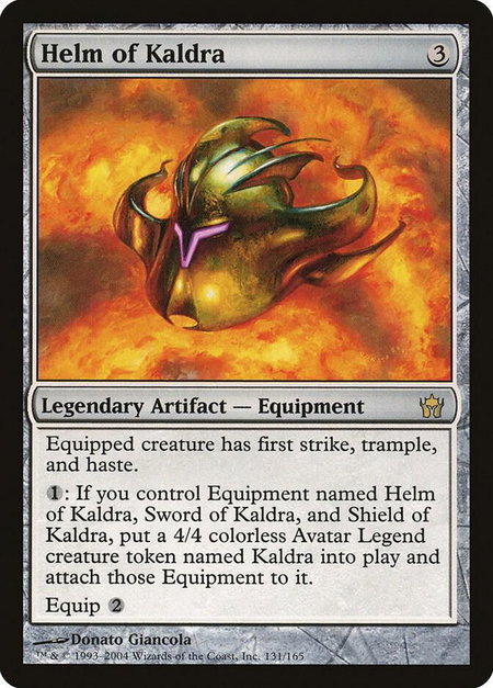 Helm of Kaldra - Fifth Dawn Magic: The Gathering trading card