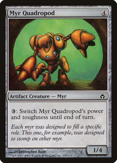 Myr Quadropod - Fifth Dawn Magic: The Gathering trading card