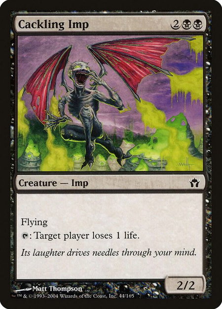 Cackling Imp - Fifth Dawn Magic: The Gathering trading card