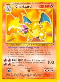 Charizard - 3/110 (WotC Legendary Collection) - Deck Exclusives (PR) #003/110 - Rare Pokémon Trading Card