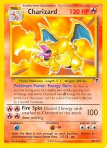 Charizard - 3/110 (WotC Legendary Collection) trading card from Deck Exclusives Charizard - 3/110 (WotC Legendary Collection) - Deck Exclusives Pokémon trading card