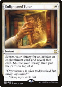 Enlightened Tutor - Eternal Masters (EMA) #9 - Rare Magic: The Gathering Trading Card